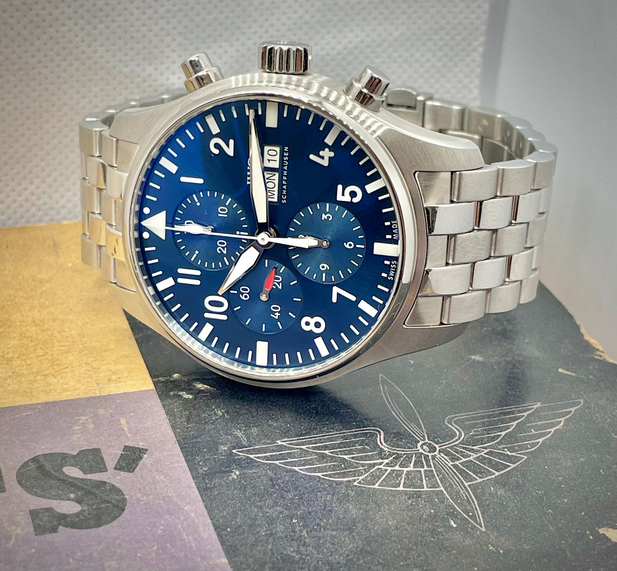 IWC Pilot’s Chronograph “Le Petit Prince” | Ref. IW377717 | Blue Dial | Full Set