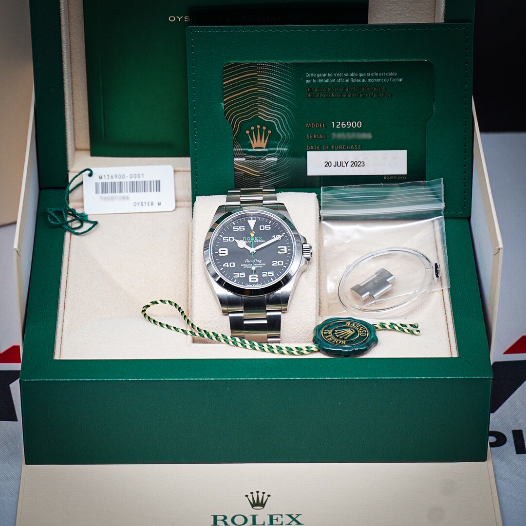 Rolex Air-King | Ref. 126900 | Black Dial | 40mm | 2023 (Full Set)