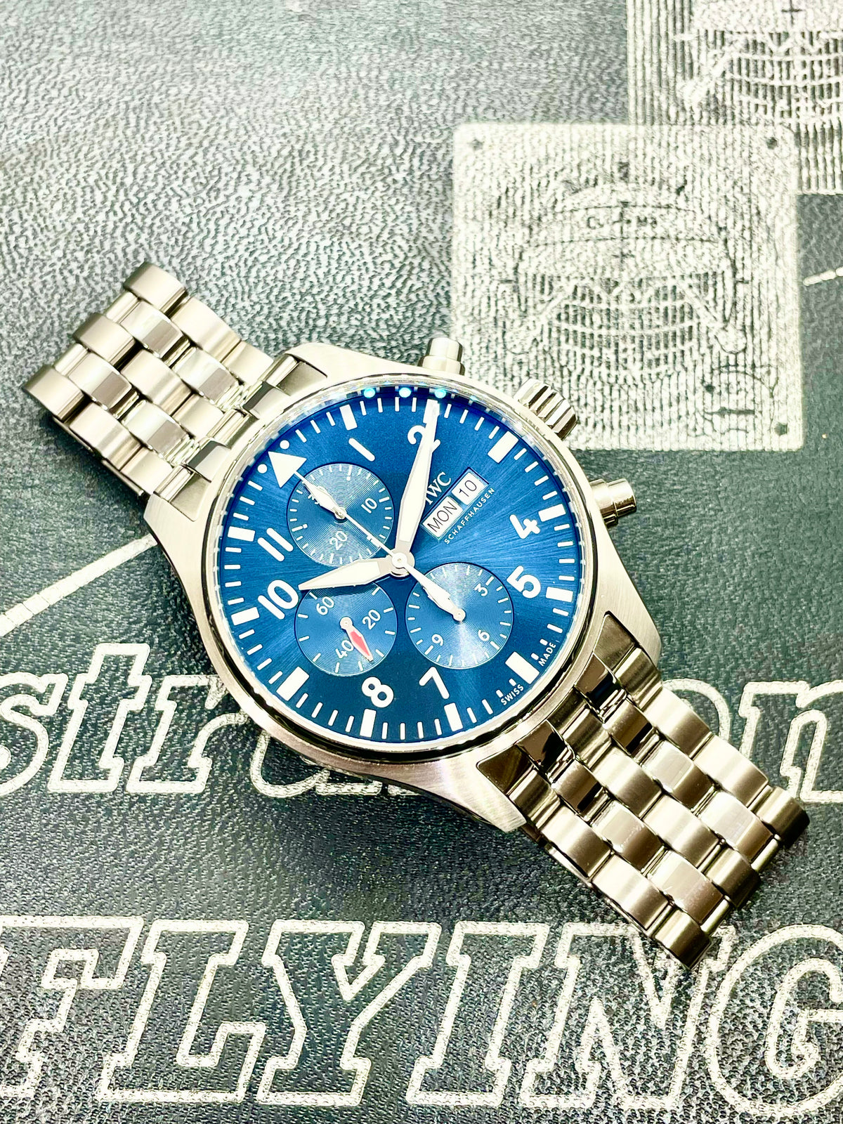 IWC Pilot’s Chronograph “Le Petit Prince” | Ref. IW377717 | Blue Dial | Full Set