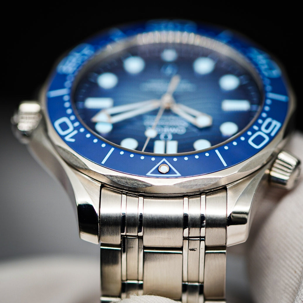 Omega 75th Anniversary Summer Blue Seamaster Diver 300M | Ref. 210.30.42.20.03.003 | Blue Dial | 42mm | 2023 (Full Set)