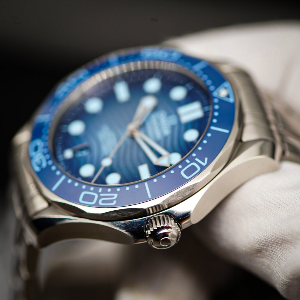 Omega 75th Anniversary Summer Blue Seamaster Diver 300M | Ref. 210.30.42.20.03.003 | Blue Dial | 42mm | 2023 (Full Set)