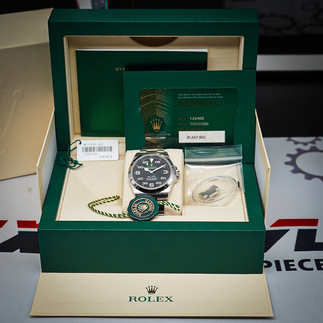 Rolex Air-King | Ref. 126900 | Black Dial | 40mm | 2023 (Full Set)