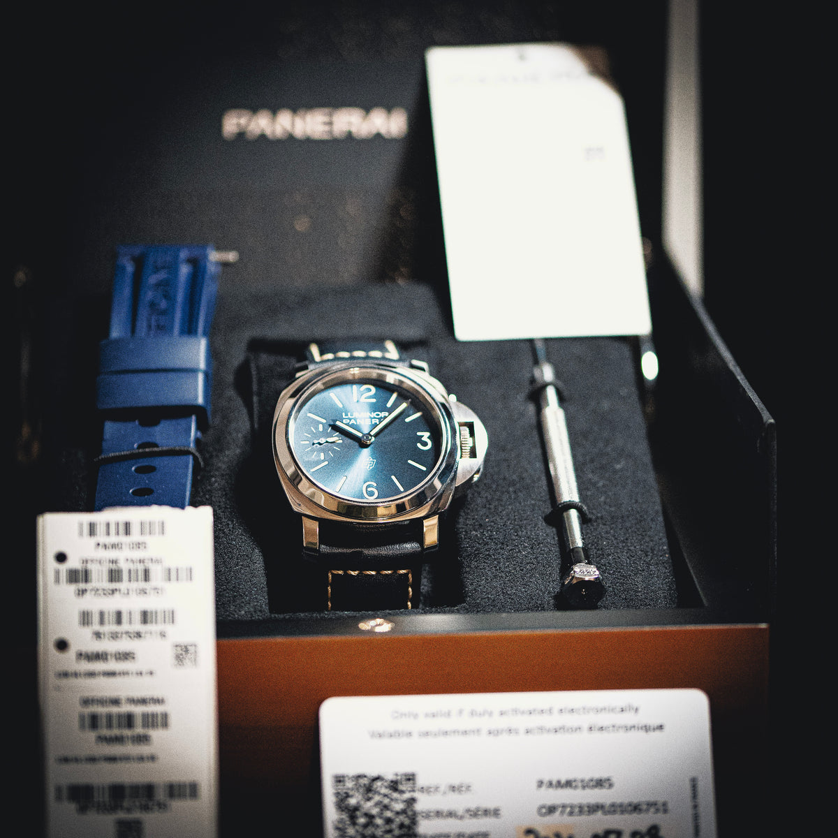 Panerai Luminor Marina Blu Mare | PAM01085 | 44mm | Blue Dial | 2021 | Full Set