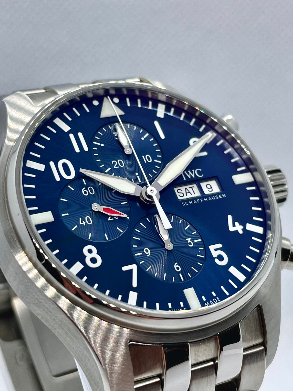 IWC Pilot’s Chronograph “Le Petit Prince” | Ref. IW377717 | Blue Dial | Full Set
